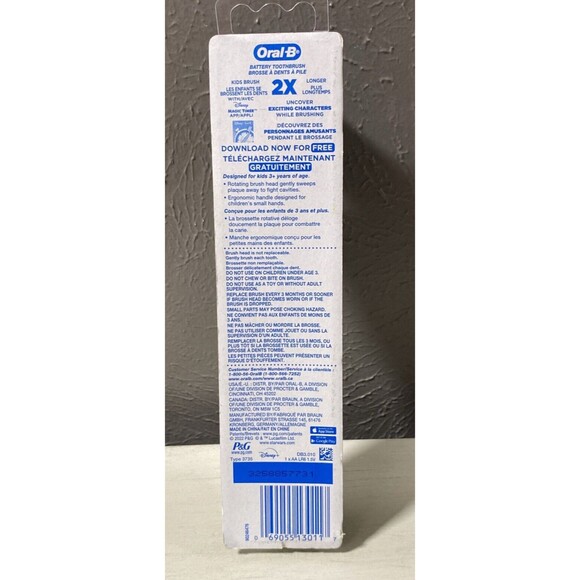 Oral-B Kids Electric Toothbrush The Mandalorian Baby Yoda Star Wars Grogu - Picture 4 of 4